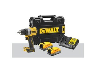 DEWALT DRILL DRILL 18V 90Nm 2x1.7Ah POWERSTACK DCD800E2T цена и информация | Шуруповерты, дрели | pigu.lt