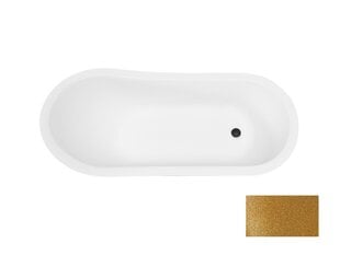 Ванна Besco Olaya Glam 160, Золото+Золото цена и информация | Для ванны | pigu.lt