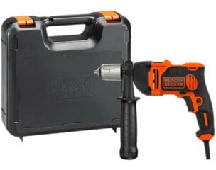 Elektrinis smūginis gręžtuvas Black&Decker BEH850K-QS kaina ir informacija | Suktuvai, gręžtuvai | pigu.lt