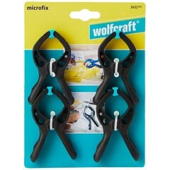 Клещи Wolfcraft microfix, 4 шт. цена и информация | Wolfcraft Сантехника, ремонт, вентиляция | pigu.lt