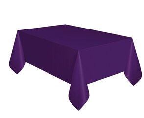 Staltiesė 137 x 274 cm, deep purple 5088 kaina ir informacija | Vienkartiniai indai šventėms | pigu.lt