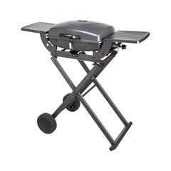 Dujinė kepsninė BBQ, 470mm, juoda kaina ir informacija | BBQ Sportas, laisvalaikis, turizmas | pigu.lt