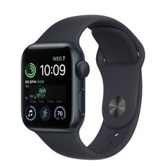 Apple Watch SE 2022 GPS 40mm Space Grey Aluminium Case with Midnight Sport Band MNJT3 EU цена и информация | Смарт-часы (smartwatch) | pigu.lt