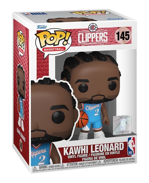 Funko POP! NBA Los Angeles Clippers - Kawhi Leonard kaina ir informacija | Žaidėjų atributika | pigu.lt