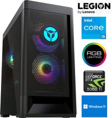 Lenovo Legion T5 i5-11400F 32GB 512GB SSD RTX 3060Ti Windows 11 kaina ir informacija | Stacionarūs kompiuteriai | pigu.lt