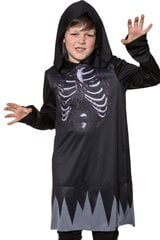 Vaikiškas skeleto kostiumas, juodas kaina ir informacija | Karnavaliniai kostiumai | pigu.lt