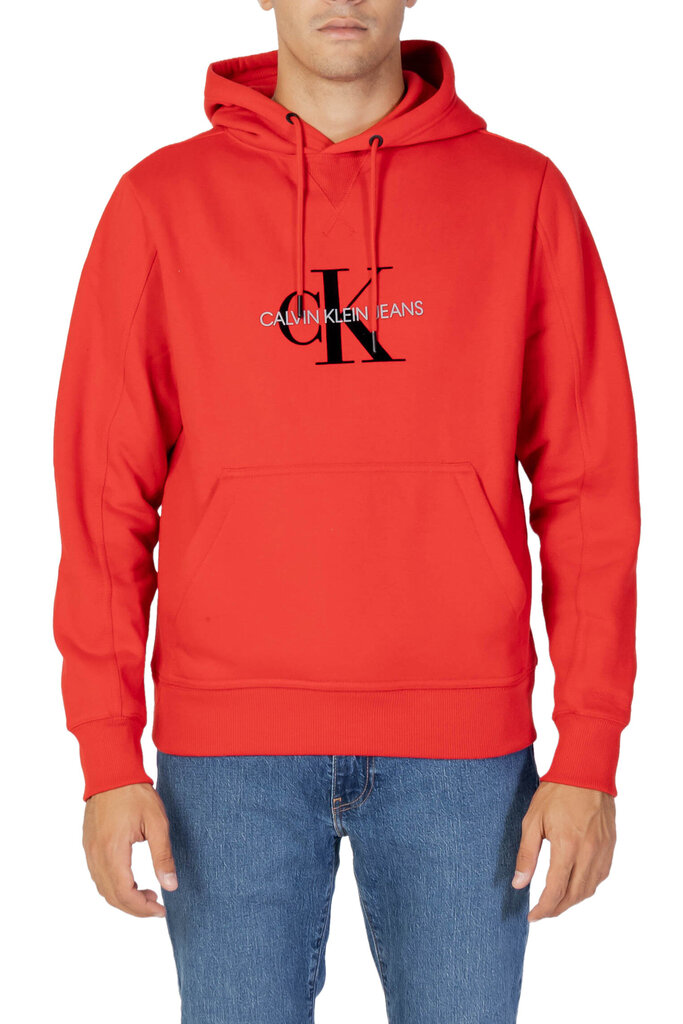 Džemperis vyrams Calvin Klein Jeans, raudonas цена и информация | Džemperiai vyrams | pigu.lt