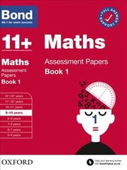 Bond 11plus: Bond 11plus Maths Assessment Papers 9-10 yrs Book 1 1 kaina ir informacija | Knygos paaugliams ir jaunimui | pigu.lt