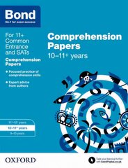 Bond 11plus: English: Comprehension Papers: 10-11plus years, 10-11 years цена и информация | Книги для подростков  | pigu.lt