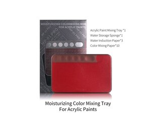 DSPIAE - MP-01 Moisture-retaining Wet Palette PRO For Acrylic Paints (Влажная палитра), DS56790 цена и информация | Окрасочное оборудование | pigu.lt