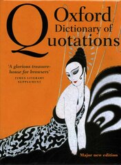 Oxford Dictionary of Quotations 8th Revised edition цена и информация | Энциклопедии, справочники | pigu.lt