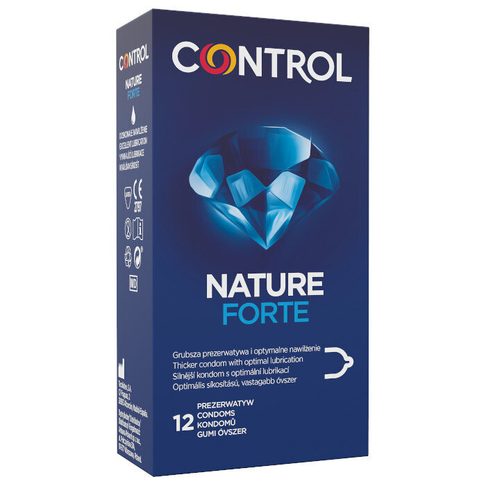 Prezervatyvai Control Nature Forte, 12 vnt. kaina ir informacija | Prezervatyvai | pigu.lt