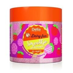 Скраб для тела Delia Dairy Fun Девушка словно малина, 350 мл цена и информация | Скрабы для тела | pigu.lt