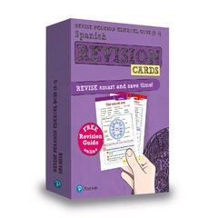 Pearson REVISE Edexcel GCSE (9-1) Spanish Revision Cards: for home learning, 2022 and 2023 assessments and exams цена и информация | Книги для подростков и молодежи | pigu.lt