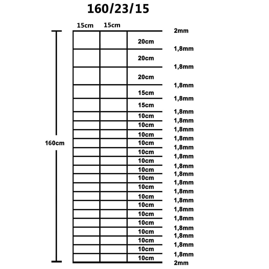Sodo tvora 50x1,6m цена и информация | Tvoros ir jų priedai | pigu.lt