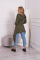 Bluzonas moterims 22110, žalias kaina ir informacija | Džemperiai moterims | pigu.lt