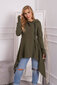 Bluzonas moterims 22110, žalias kaina ir informacija | Džemperiai moterims | pigu.lt
