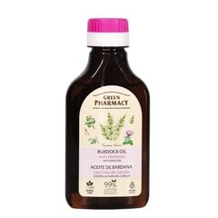 Varnalėšų aliejus nuo plaukų slinkimo su asiūkliu Green Pharmacy Herbal Care Burdock Oli, 100 ml kaina ir informacija | Green Pharmacy Kvepalai, kosmetika | pigu.lt