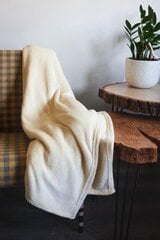 Декоративное одеяло, кремового цвета, 130х170 см. цена и информация | Покрывала, пледы | pigu.lt