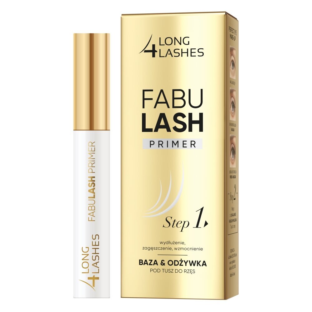 Bazė ir kondicionierius tušui Long4lashes Fabulash Primer, 9ml kaina ir informacija | Akių šešėliai, pieštukai, blakstienų tušai, serumai | pigu.lt