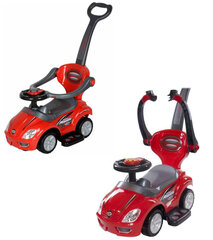 Детские ходунки-толкатель Mega Car Delux 381 3в1, красные цена и информация | Игрушки для малышей | pigu.lt