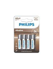 Батарейки Phillips, AA LR6, 4 шт. цена и информация | Батарейки | pigu.lt