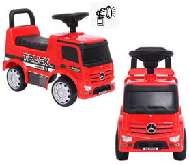 Vaikiška vaikštynė-stumdukas Mercedes Benz Truck, raudona kaina ir informacija | Žaislai kūdikiams | pigu.lt