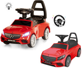 Paspiriama mašinėlė Mercedes S65 AMG, raudona kaina ir informacija | Žaislai kūdikiams | pigu.lt
