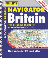 Philip's Navigator Britain: (Spiral bound) kaina ir informacija | Kelionių vadovai, aprašymai | pigu.lt