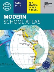 Philip's RGS Modern School Atlas: 100th edition цена и информация | Книги для подростков  | pigu.lt