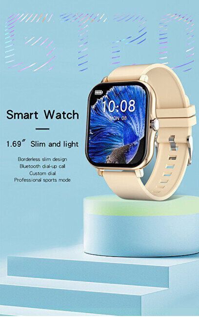 Wotchi WO2GT Gold цена и информация | Išmanieji laikrodžiai (smartwatch) | pigu.lt