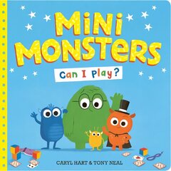 Mini Monsters: Can I Play? цена и информация | Книги для малышей | pigu.lt