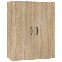 Pakabinama spintelė, Apdirbta mediena, 69,5x34x90cm, ąžuolo spalva цена и информация | Шкафчики в гостиную | pigu.lt