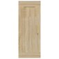 Sieninė spintelė, Apdirbta mediena, 35x34x90cm, ąžuolo spalva kaina ir informacija | Svetainės spintelės | pigu.lt