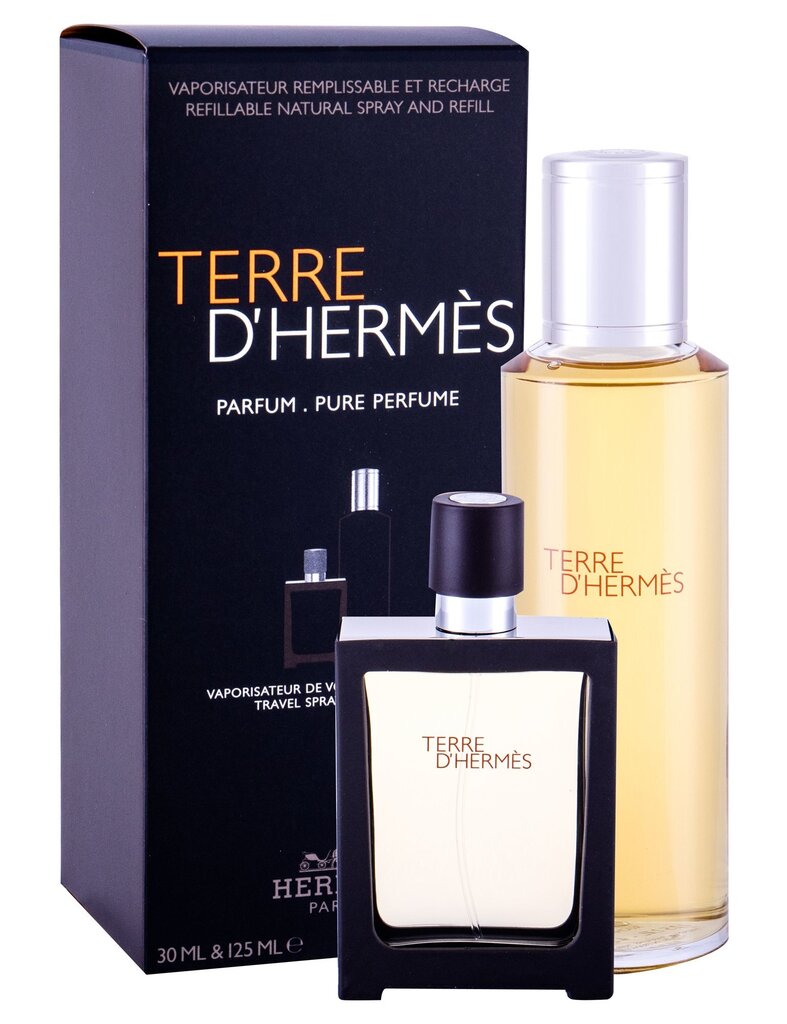 Rinkinys Hermes Terre d'Hermes: PP vyrams 30 ml + PP vyrams 125 ml (papildymas) kaina ir informacija | Kvepalai vyrams | pigu.lt