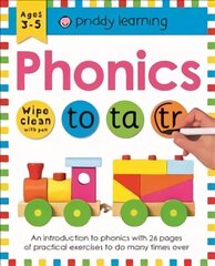 Phonics: Wipe Clean Workbooks цена и информация | Книги для самых маленьких | pigu.lt