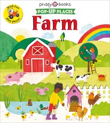 Pop Up Places Farm цена и информация | Книги для малышей | pigu.lt