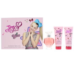 Dovanų rinkinys JoJo Siwa Be You mergaitėms: kvapusis vanduo EDP, 100 ml + kūno prausiklis, 100 ml + kūno losjonas, 100 ml kaina ir informacija | Kvepalai vaikams | pigu.lt