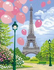 Книжка-раскраска Ravensburger Polska CreArt Весна в Париже цена и информация | Живопись по номерам | pigu.lt