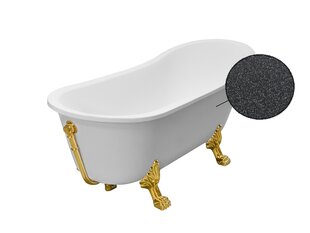 Ванна Besco Olaya Glam 160, графит+золото цена и информация | Для ванны | pigu.lt