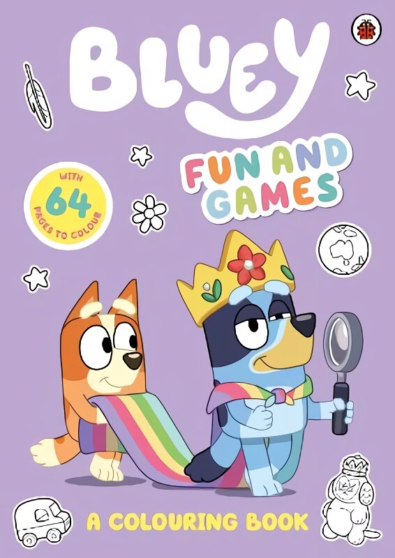Bluey: Fun and Games Colouring Book: Official Colouring Book kaina ir informacija | Knygos mažiesiems | pigu.lt