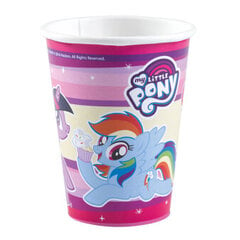 My Little Pony Rainbow geriamieji puodeliai 250ml 8vnt kaina ir informacija | Vienkartiniai indai šventėms | pigu.lt