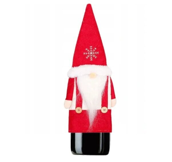 Kalėdų senelio butelio kalėdinis dangtelis KF320 kaina ir informacija | Kalėdinės dekoracijos | pigu.lt