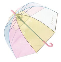 Женский головчатый зонт Long AC Domeshape Transparent Rainbow mES0038 цена и информация | Женские зонты | pigu.lt