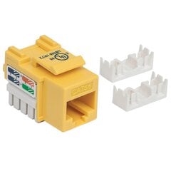 Modulis Keystone Intellinet RJ45 UTP Cat5e, geltonas, Punch-Down цена и информация | Аксессуары для корпусов | pigu.lt