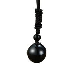Ожерелье из черного шнура №3 цена и информация | Украшения на шею | pigu.lt