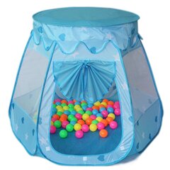 Palapinė su plastikiniais kamuoliukais 105x90cm/100 kamuoliukų kaina ir informacija | Vaikų žaidimų nameliai | pigu.lt