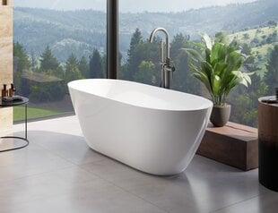 Ванна Besco Moya 160, с Klik-klak Chrome, очищаемым сверху цена и информация | Besco Сантехника для ванной | pigu.lt