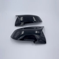 Juodi, blizgūs veidrodelių dangteliai BMW F32/F33/F36 kaina ir informacija | Auto reikmenys | pigu.lt