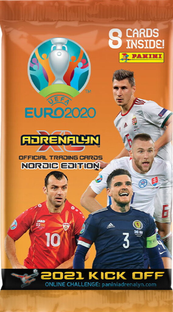 Futbolo kortelės Kortelių rinkinys UEFA EURO 2020 KICK OFF 2021 (Nordic Edition) цена и информация | Kolekcinės kortelės | pigu.lt